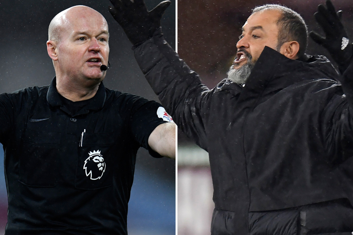 Lee Mason: Nuno Espirito Santo diz que o árbitro ‘não é bom o suficiente’ após a derrota dos Wolves