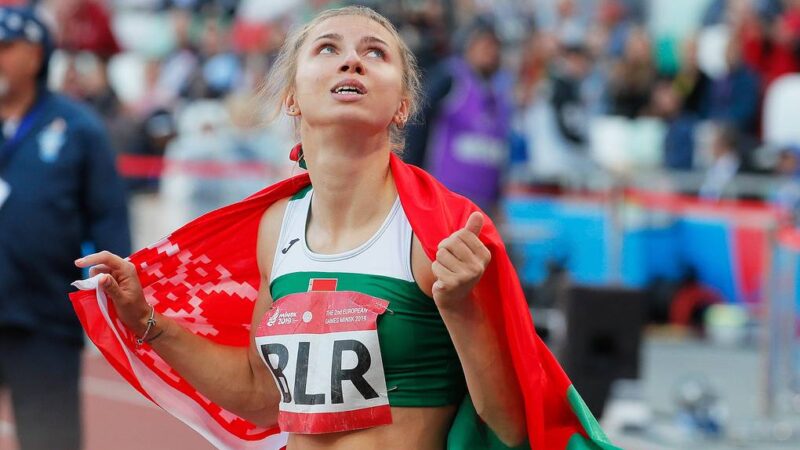 Olimpista da Bielorrússia recebe visto polonês após recusar voo “forçado” para casa