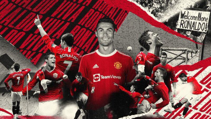 Cristiano Ronaldo: atacante do Manchester United com o número sete